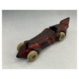 Kilgore Mfg. Co. Cast Iron Rocket Toy Race Car - Red