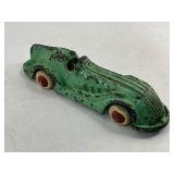 Arcade Cast Iron Green Toy Race Car