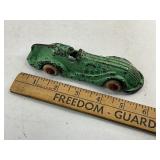 Arcade Cast Iron Green Toy Race Car