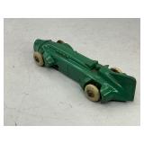 Lincoln White Metal Works Diecast Green Toy Race Car