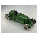 Hubley Cast Iron Toy Race Car - Green