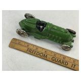 Hubley Cast Iron Toy Race Car - Green