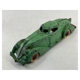 Hubley Cast Iron Green Futuristic Streamline Coupe Toy Car