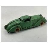 Hubley Cast Iron Green Futuristic Streamline Coupe Toy Car