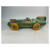 Yonezawa Tin Friction Atom Toy Race Car