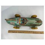 Yonezawa Tin Friction Atom Toy Race Car