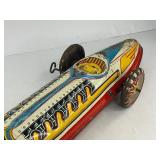 MARX Tin Litho Wind up Toy Race Car