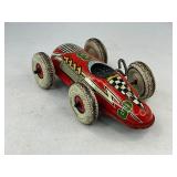 MARX Wind up Tin Litho #3 Toy Race Car