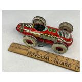 MARX Wind up Tin Litho #3 Toy Race Car