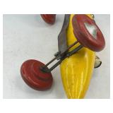 Ted Toyler Boat Tail Wood Indy Race Car Pull Toy