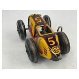 MARX Tin Litho Wind up Toy #5 Race Car