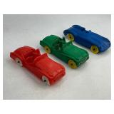 Three Auburn Rubber Co. Toy Cars