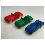 Three Auburn Rubber Co. Toy Cars