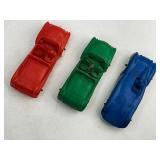 Three Auburn Rubber Co. Toy Cars