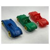 Three Auburn Rubber Co. Toy Cars