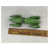 Wyandotte Streamline Speedster Pressed Steel Toy Car - Green
