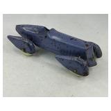 Wyandotte Streamline Speedster Pressed Steel Toy Car - Purple