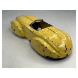 Wyandotte Yellow Pressed Steel Friction Speedster Toy Car