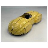 Wyandotte Yellow Pressed Steel Friction Speedster Toy Car
