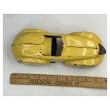 Wyandotte Yellow Pressed Steel Friction Speedster Toy Car