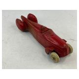 Sun Rubber Futuristic Streamlined Toy Race Car