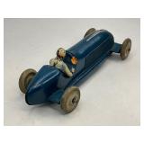 Auburn Rubber Toy Indy Race Car - Blue