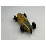 Sun Rubber Company #3 Two Seater Toy Indy Car - Yellow