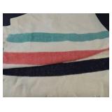 VINTAGE HUDSONS BAY FOUR POINT WOOL BLANKET