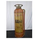 VINTAGE COPPER AND BRASS FIRE EXTINGUISHER