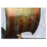 VINTAGE EDWARD AAGAARD IRON ART BRONZE VIKING SHIP