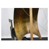 VINTAGE EDWARD AAGAARD IRON ART BRONZE VIKING SHIP