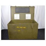 VINTAGE MILITARY STORAGE CHEST