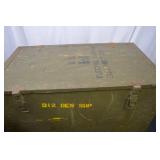 VINTAGE MILITARY STORAGE CHEST