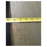 VINTAGE MILITARY STORAGE CHEST