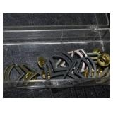 VINTAGE MILITARY COMPASSES AND MEDAL.