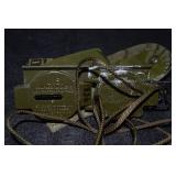 VINTAGE MILITARY COMPASSES AND MEDAL.