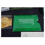 ROLEX BOX AND CARDS