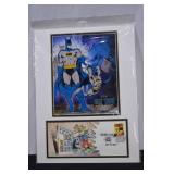 DC COMICS BATMAN STAMP ART