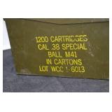 VINTAGE MILITARY AMMO BOX