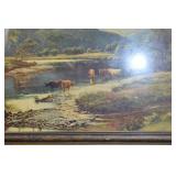 ANTIQUE FRAMED PICTURE