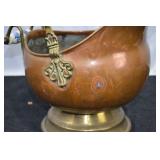 VINTAGE COPPER SCUTTLE BUCKET