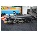 TRAIN BUILDING LOT WITH LOCOMOTIVE AND CARS