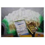 TRAIN BUILDING LOT WITH LOCOMOTIVE AND CARS