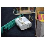 TRAIN BUILDING LOT WITH LOCOMOTIVE AND CARS