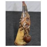 CARVED PEACE PIPE