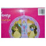 DISNEY PRINCESS ANIMATED WALL CLOCK