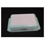 Vintage Pyrex Atomic Starburst Casserole Dish