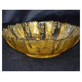 Vintage Anchor Hocking Country Estate Sunflower Serving Bowl