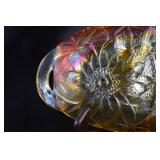 Vintage Indiana Glass Marigold Carnival Glass Dish