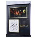Autographed Eddie Money Memorabilia Plaque